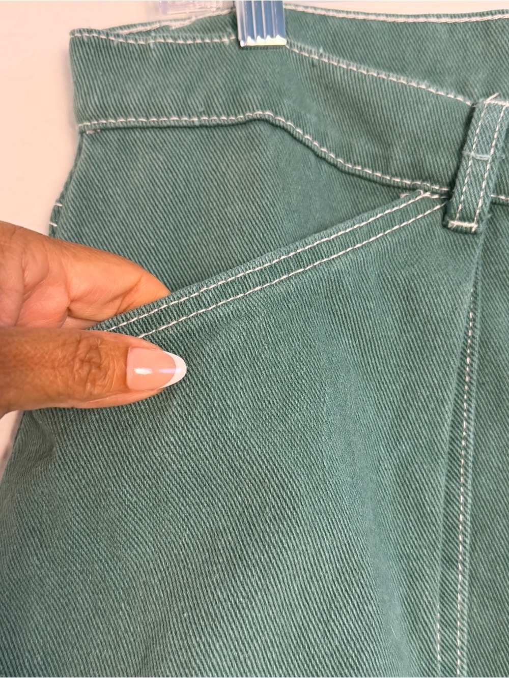 Lioness Teal Wide-Leg Utility Pants - Picture 7 of 11